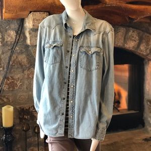 American Eagle Vintage Denim Shirt